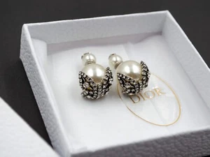 Authentic Christian Dior Buterfly Tribales Earrings - Picture 1 of 13