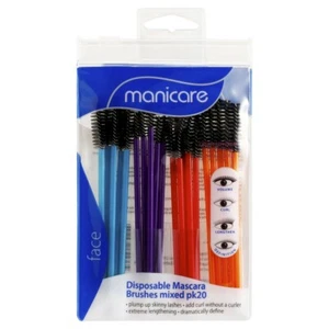 Manicare Face Disposable Mascara Brushes Mixed 20 Pack Extreme Lengthening 23025 - Picture 1 of 2