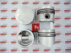 4X PISTONES + ANILLOS RENAULT CLIO KANGOO MEGANE TRAFIC 1.9D 8V F8Q STD 7700105733 - Imagen 1 de 10