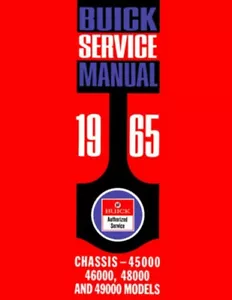1965 Buick Lesabre Electra Riviera Wildcat Shop Service Repair Manual Book Guide - Picture 1 of 1