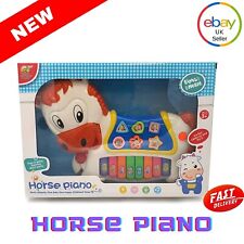 Horse Piano Music Toys Kids Musical Educational Toy Animal Keyboard Playset Fun