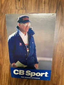 Vintage Sports Specialties Single Line Script Hat Ad Store Display Denver Bronco - Picture 1 of 11