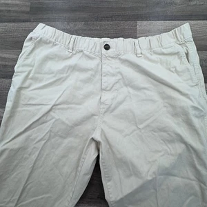 Pantaloni da jogging chino fondo orso uomo 2XL conici kaki pallido 2XLT 37”x29” - Foto 1 di 8