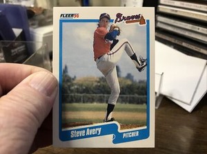 1990 Fleer Update #U-1 Steve Avery Rookie Atlanta Braves RC