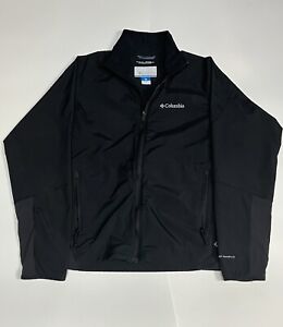 Columbia Omni-Shield Advanced Repellency Size Medium Full Zip Black Jacket
