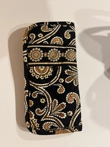 Vera Bradley Brown Paisley Soft Glasses Holder - Picture 1 of 3