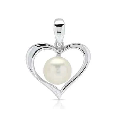 Ciondolo A Cuore In Argento 925 Simbolo Gioiello Nuovo - Immagine 1 di 3