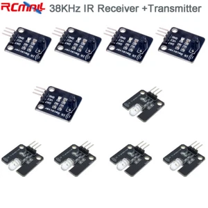 Módulo transmisor sensor receptor IR infrarrojo 38 KHz 5 un. para coche inteligente Arduino - Imagen 1 de 3