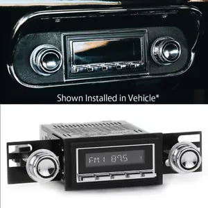 Ford Mustang 1967-1968 radio estéreo Bluetooth AM/FM auxiliar 275 W sonido retro - Imagen 1 de 7