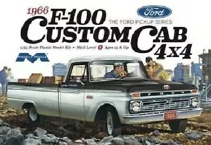 Moebius Models 1236 1:25th scale 1966 Ford F-100 Custom Cab 4x4 - Picture 1 of 1