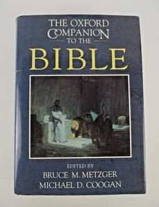 OXFORD COMPANION to the BIBLE 1993 Oxford University Press HC DJ NRSV Christian - Picture 1 of 8
