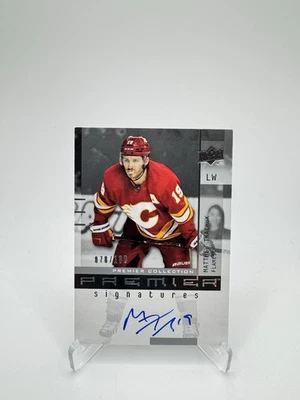 2021-22 Upper Deck Premier Matthew Tkachuk Premier Signatures Auto /100 - Image 1 of 2