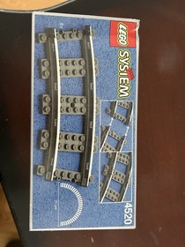 LEGO System Train Track Curved Rails 5 Boxes 4520