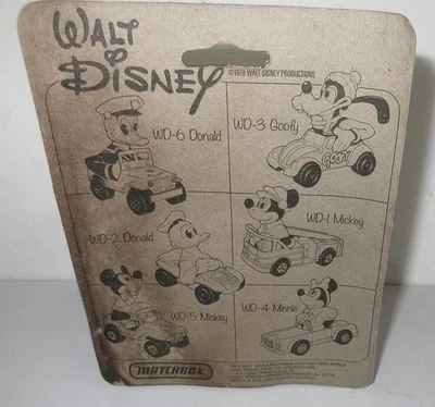 MATCHBOX WALT DISNEY #WD 12 MICKEY MOUSE EN COCHE DE CARRERAS Foto 1 de 2