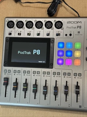 Zoom PodTrak P8 Multitrack Podcast Recorder - Image 1 of 4