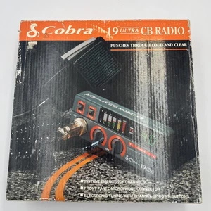 Cobra 19 Ultra CB Radio 40 Channel Mobil Emergency In Box - New Open Box - Photo 1/16