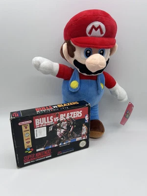 ‼️SUPER NINTENDO SNES BULLS VS BLAZERS OVP CIB PAL‼️ - Bild 1 von 4
