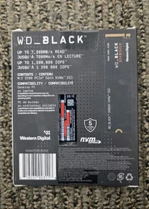Western Digital WD BLACK 8 TB OPENED NEVER USED 8TB ! - Afbeelding 1 van 3