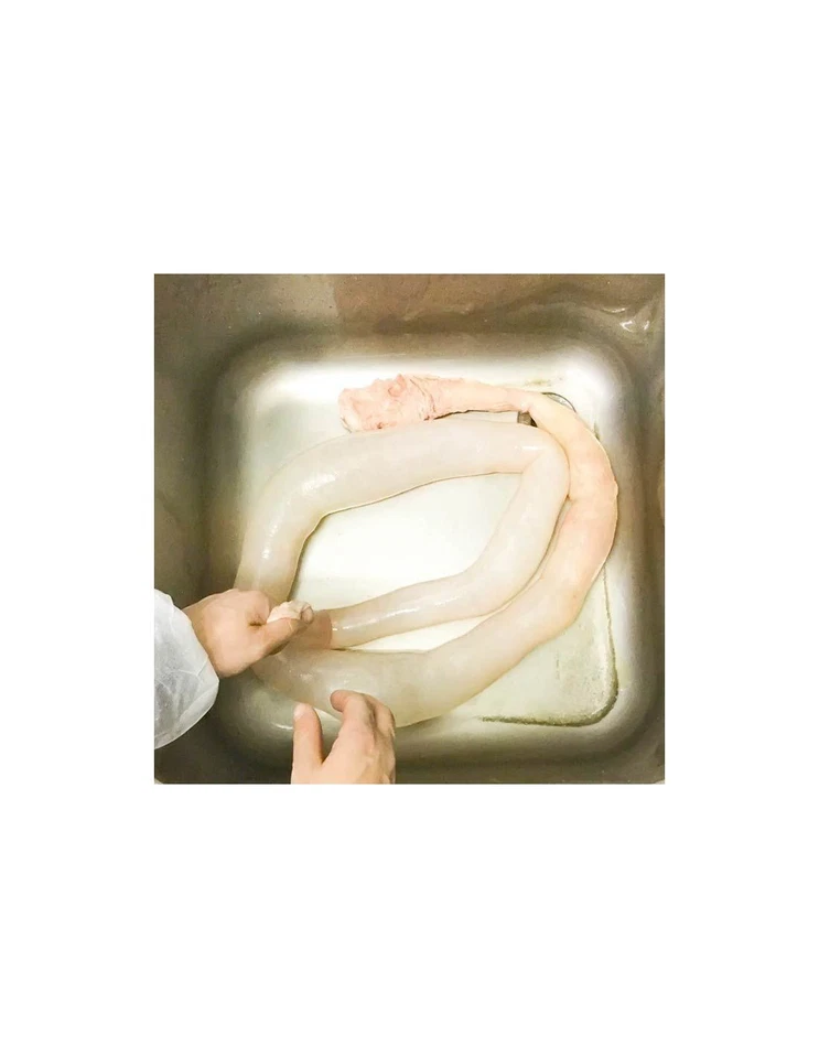 PACIFICI CORRADO Gentile Budello 100% naturale di maiale per salumi cal. 50 mm lunghezza cm 125+