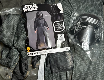 New DISNEY Store Kylo Ren Costume Child US Sz Small STAR WARS Mask Ages 4-6 RARE - Image 1 of 4