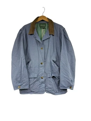 Chaqueta utilitaria vintage Sterling Bay ligera cuello pana azul grande para hombre” Foto 1 de 4