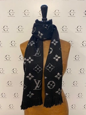 Louis Vuitton schal wool Scarf  Logomania  Black Foto 1 de 4