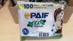 paif palettine palette in legno 9cm caffe pz. 100 FATTURA DISPONIBILE - Foto 1 di 1