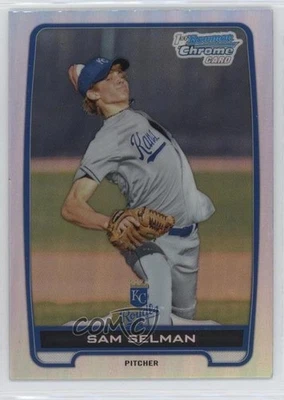 2012 Bowman Draft Chrome Draft Picks Refractor Sam Selman #BDPP116 - Image 1 of 2