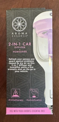 AROMA ESSENCE 2 IN 1 CAR DIFFUSER AND HUMIDIFIER PINK - Image 1 of 4