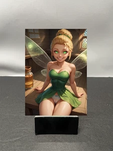 Tinkerbell Waifu Anime Custom Art Trading Card NSFW AVAILABLE W6674 - Bild 1 von 2