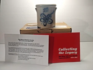1997 Red Wing Collectors Society 20 Gallon Salt Glaze Butterfly Crock, Excellent - Bild 1 von 10