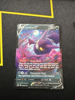 Crobat V SWSH110 SWSH: Sword & Shield Promo Cards Holo - Image 1 of 2