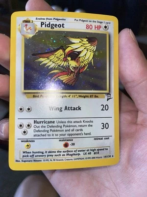 Pidgeot 14/130 Base Set 2 Holo Rare Vintage Pokemon Card - Image 1 of 4