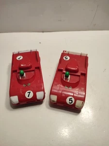 SCALEXTRIC LOT 2 VOITURE CIRCUIT 1/32 ALFA ROMEO 33 TT3 FONCTIONNE BON ETAT - Picture 1 of 5