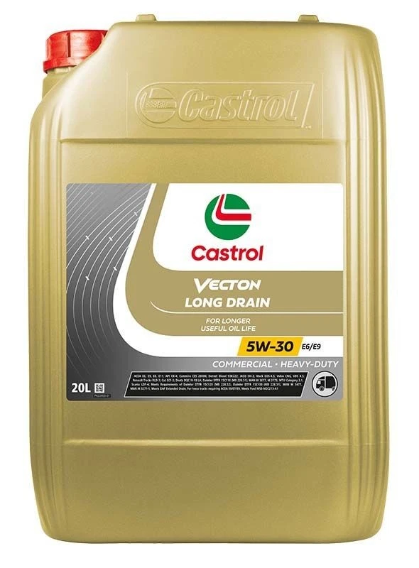 Castrol Vecton Long Drain 5W-30 E6/E9 20 Liter LDF-4 MAN 3677 MB 228.51 VDS-4 - Bild 1 von 1