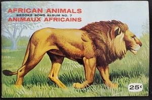 Brooke Bond (Canada) - African Animals - Complete Set Slotted in Official Album - Picture 1 of 2
