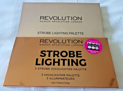 REVOLUTION STROBE LIGHTING highlighter palette mirror brush case BRAND NEW+BOX - Image 1 of 4