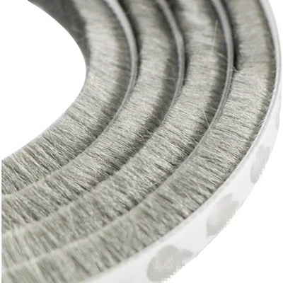 Winddicht Staubdicht Tür Fenster Dichtungsband selbstklebend Bürste 9x23 mm - Bild 1 von 2