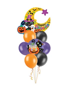 Feliz Halloween Truco o Trato Globo Ramo, Halloween Luna, Halloween Gato, H - Imagen 1 de 3