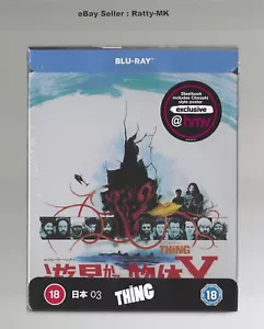 THE THING - HMV (JAPANESE ARTWORK) UK BLU RAY STEELBOOK - NEW & SEALED - Picture 1 of 9