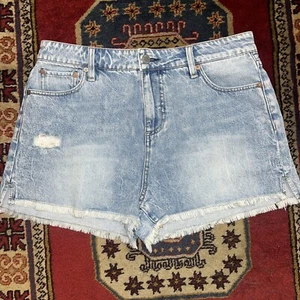 Alice + Olivia Amazing HR Vintage Shorts Cut Off Sz 32 EUC - Picture 1 of 7