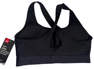 Sujetador deportivo Under Armour XL Crossback negro para mujer nuevo con etiquetas - Imagen 1 de 7