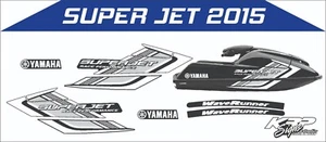 YAMAHA WAVERUNNER SUPER JET 2015 Graphics / Decal / Sticker Kit WHITE - Picture 1 of 1