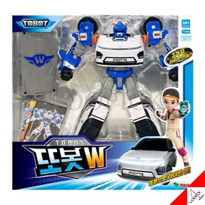 TOBOT 2024 New Tobot W Transformer Robot Hyundai Kona LED Light Action Figure - Image 1 of 4