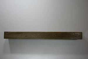 42" Handmade Reclaimed Cedar Wood Floating Display Shelf Rustic Distressed - Picture 1 of 5