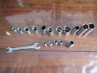 S-K Sockets Various Sizes and One Wrench 18 Pcs