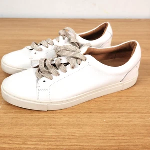 Zapatos Frye PARA HOMBRE Cuero Talla 7,5M Tenis Blancos Informales Top Bajo con Cordones - Imagen 1 de 8