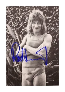 Rod Stewart in his underpants A4 repro autograph poster choice of frame - Picture 1 of 4