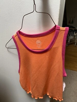 NEW Girl’s Wonder Nation Tween Crop Top Tank  1416 XL - Image 1 of 3