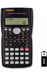 RENUS 2-zeiliger technischer wissenschaftlicher Taschenrechner Funktionsrechner für Studenten - Bild 1 von 24